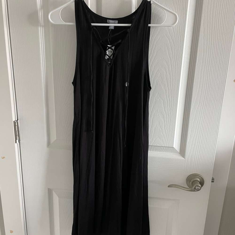 Aerie Black Sleeveless Dress